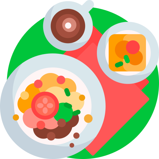 음식 Detailed Flat Circular Flat icon