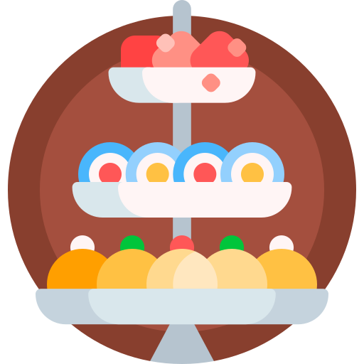 snacks Detailed Flat Circular Flat icon