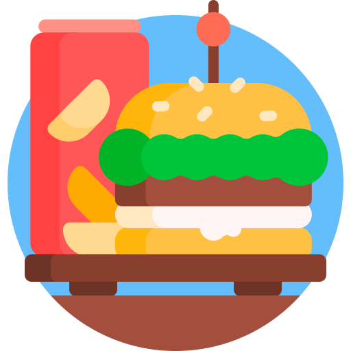 comida rápida Detailed Flat Circular Flat icono