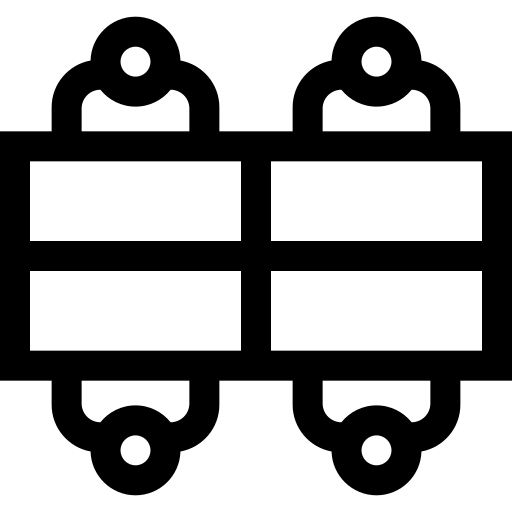 aménagement du bureau Basic Straight Lineal Icône