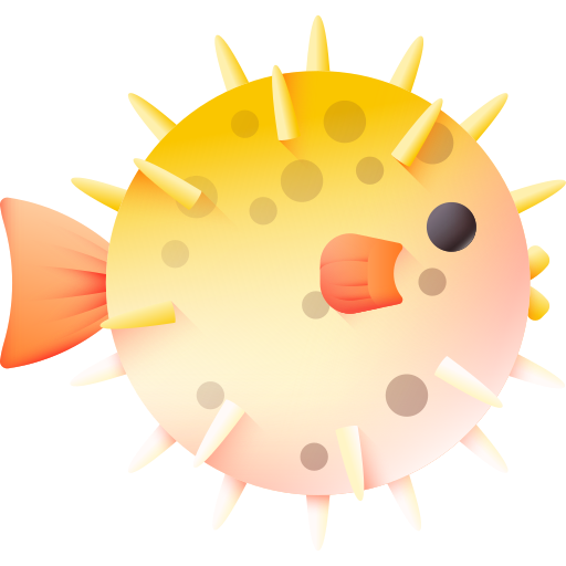 kugelfisch 3D Color icon