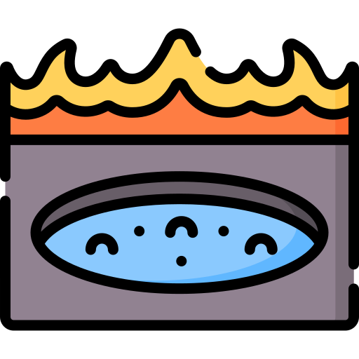 Boiling water Special Lineal color icon