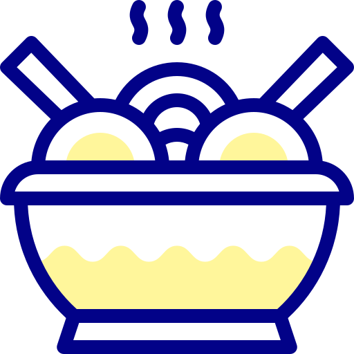 スパゲッティ Detailed Mixed Lineal color icon