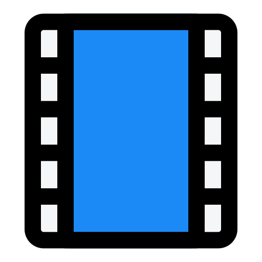 film Generic color lineal-color icon