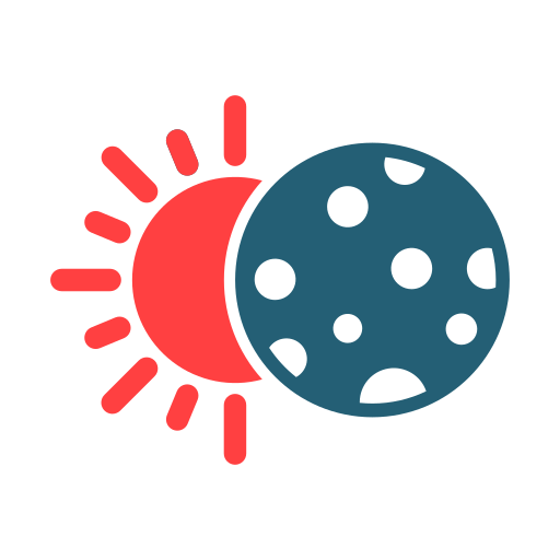 eclipse solar Generic color fill icono