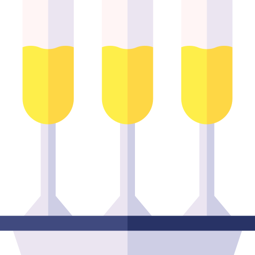 champagne Basic Straight Flat icona