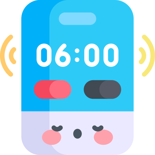 alarm Kawaii Flat icon