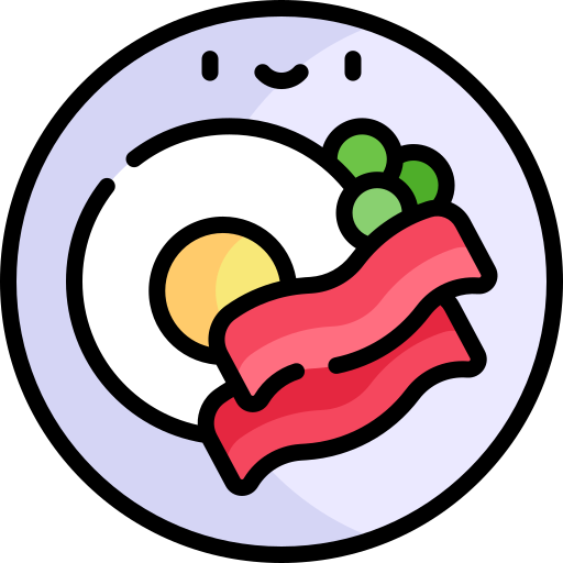 Breakfast Kawaii Lineal color icon