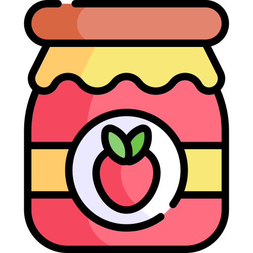 잼 Kawaii Lineal color icon