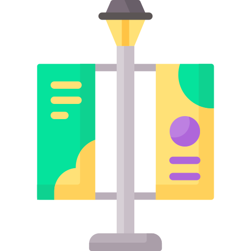 가로등 기둥 Special Flat icon