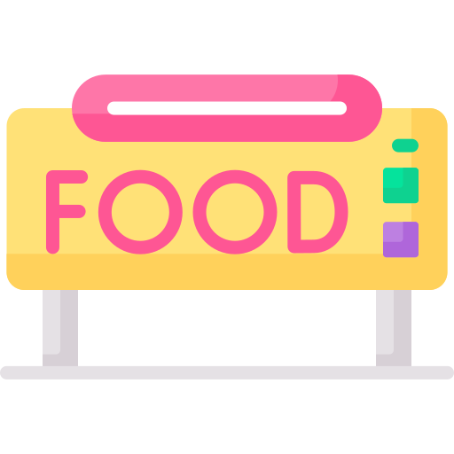 Żywność Special Flat ikona