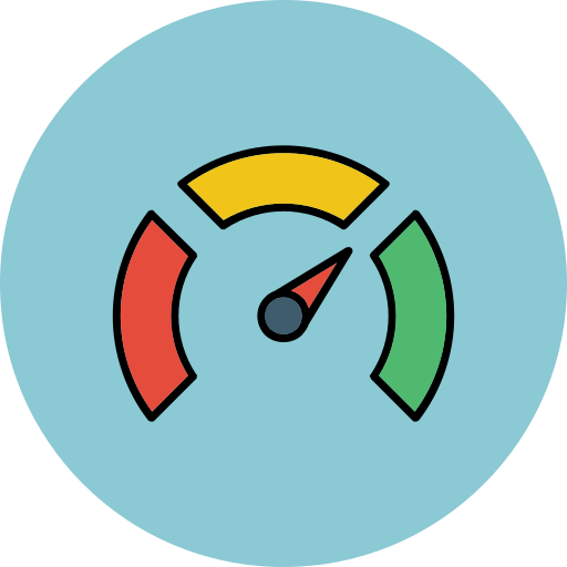 Gauge chart Generic color lineal-color icon