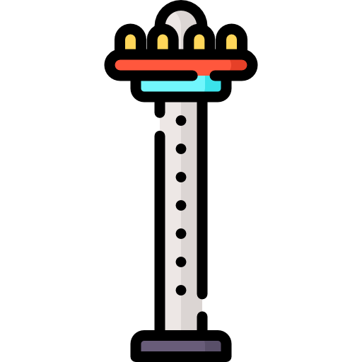 torre de caída Special Lineal color icono