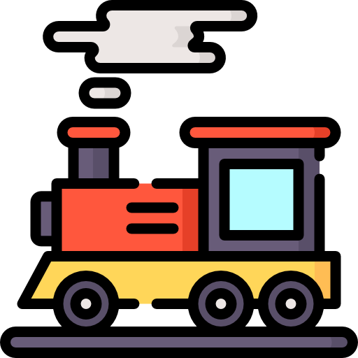 Mini train Special Lineal color icon