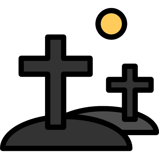 cementerio Mavadee Lineal Color icono