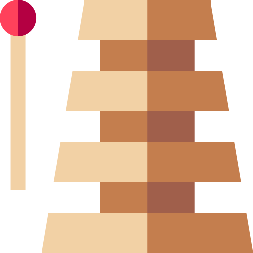 Xylophone Basic Straight Flat icon