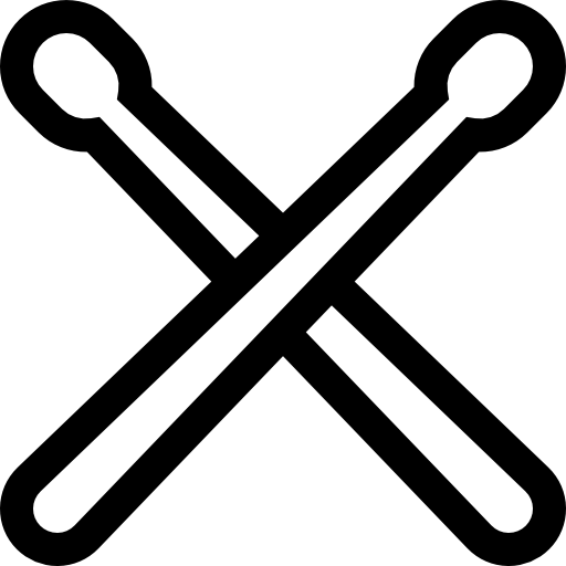 ドラムスティック Basic Straight Lineal icon