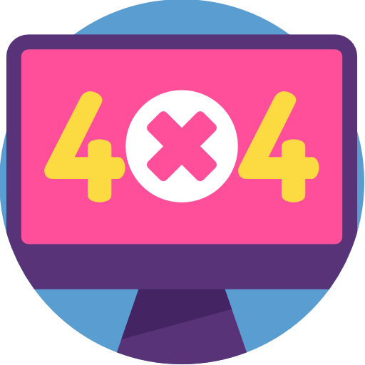 오류 404 Detailed Flat Circular Flat icon