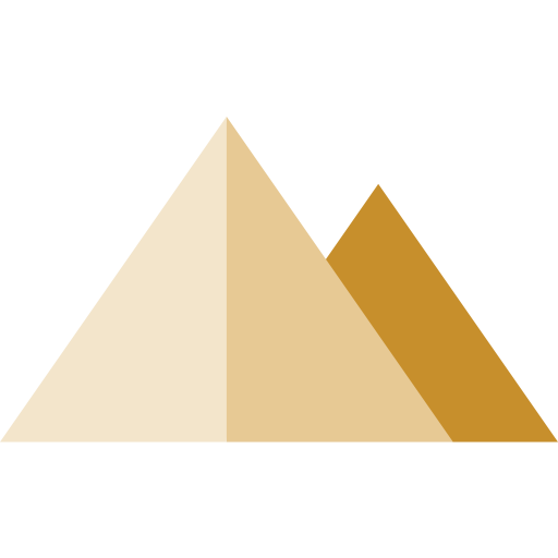 piramide Basic Straight Flat icoon