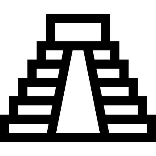 pirámide Basic Straight Lineal icono