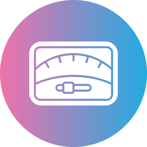 Измерить температуру Generic gradient fill иконка
