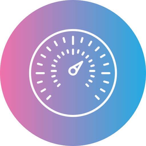 Pressure gauge Generic gradient fill icon