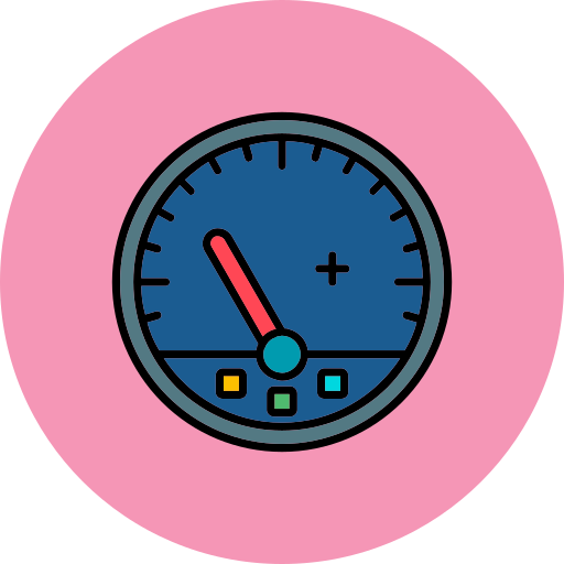 Pressure gauge Generic color lineal-color icon