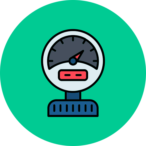 Pressure gauge Generic color lineal-color icon