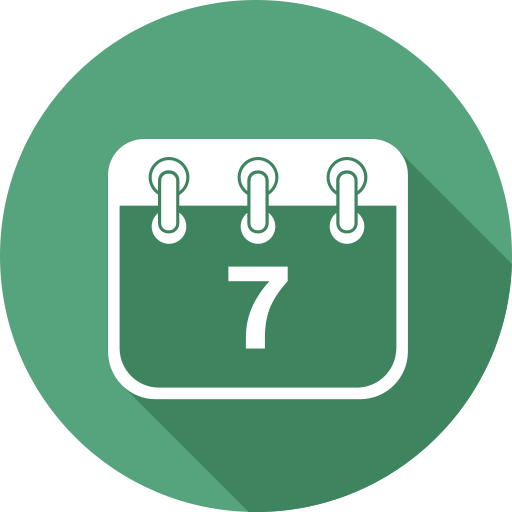 Calendar Generic color fill icon