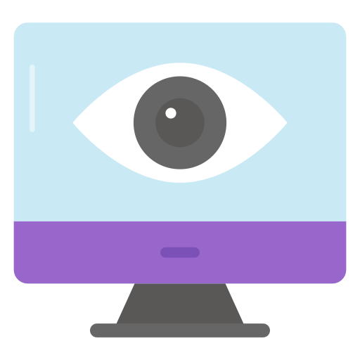 monitorowanie Generic color fill ikona