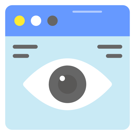visibilità web Generic color fill icona