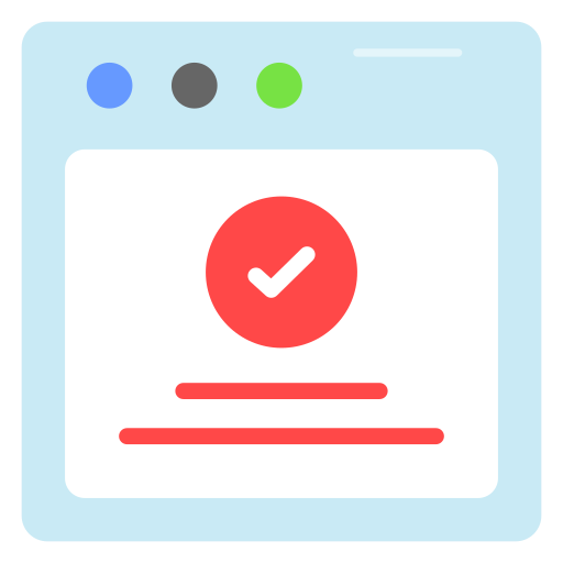 Domain registration Generic color fill icon