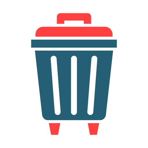 contenedor de basura Generic color fill icono