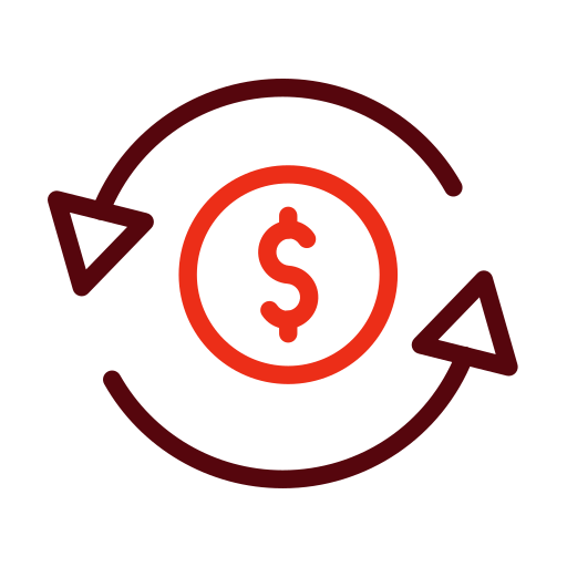transferencia de dinero Generic color outline icono