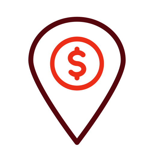 Cash point Generic color outline icon