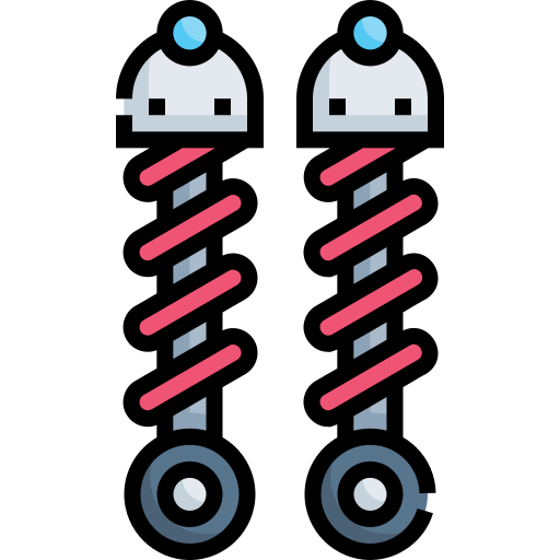 ショックブレーカー Detailed Straight Lineal color icon