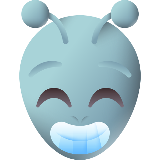 glimlach 3D Color icoon