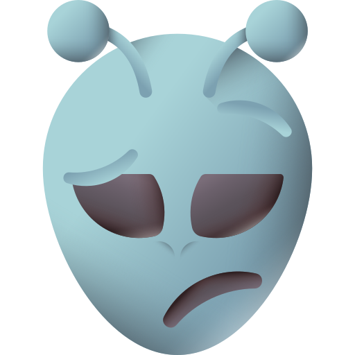 Disgusted 3D Color icon