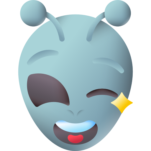zwinkern 3D Color icon