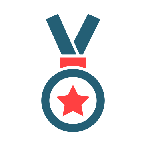 Medal Generic color fill icon