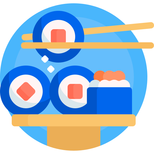 寿司 Detailed Flat Circular Flat icon