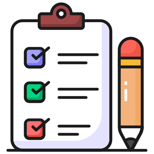checklist papier Generic color lineal-color icoon