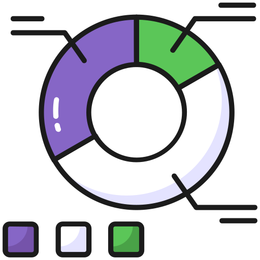 analyse de tarte Generic color lineal-color Icône