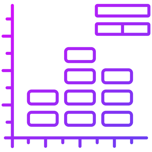 histogram Generic gradient outline ikona
