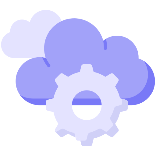 sieć w chmurze Generic color fill ikona