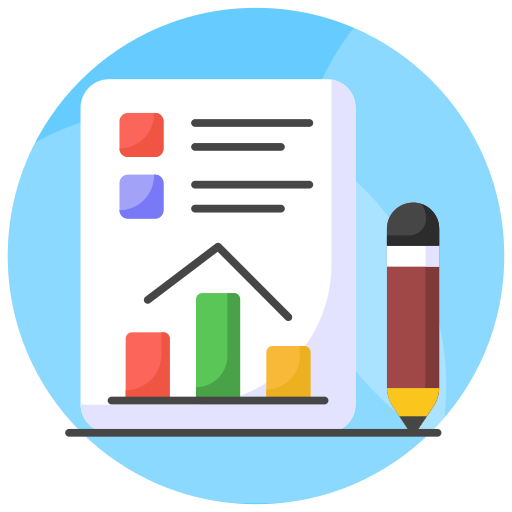 Data report Generic color fill icon