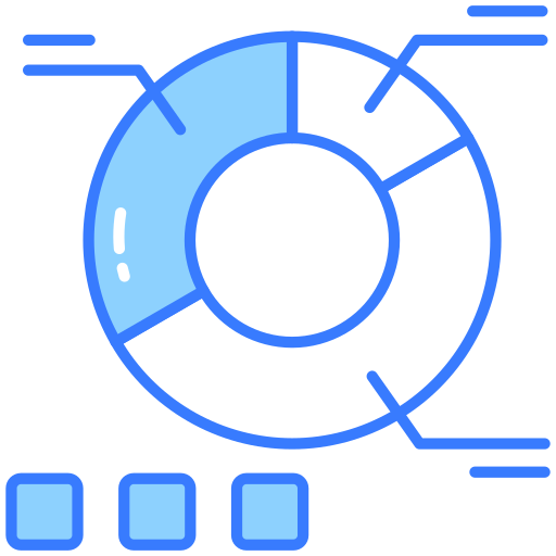 Pie analytics Generic color lineal-color icon