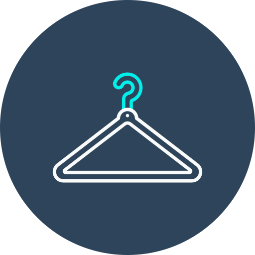 Clothes hanger Generic color fill icon