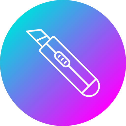 Cutter Generic gradient fill icon