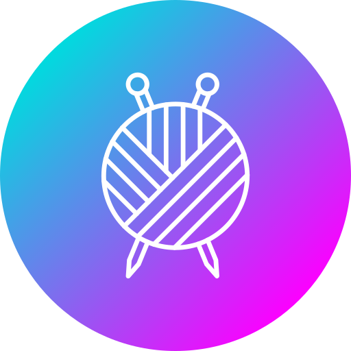 Knitting Generic gradient fill icon